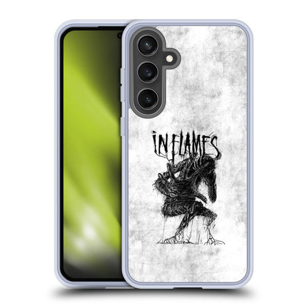 In Flames Metal Grunge Big Creature Soft Gel Case for Samsung Galaxy S24 FE