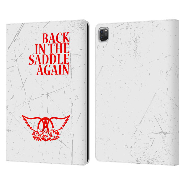 Aerosmith Classics Back In The Saddle Again Leather Book Wallet Case Cover For Apple iPad Pro 13 M4 2024