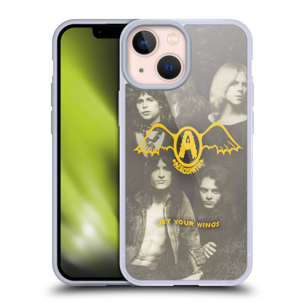 Aerosmith Classics Get Your Wings Soft Gel Case for Apple iPhone 13 Mini
