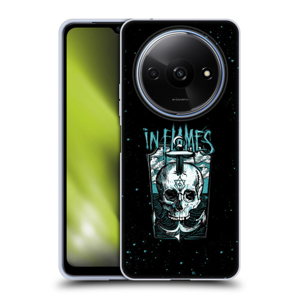 In Flames Metal Grunge Anchor Skull Soft Gel Case for Xiaomi Redmi A3