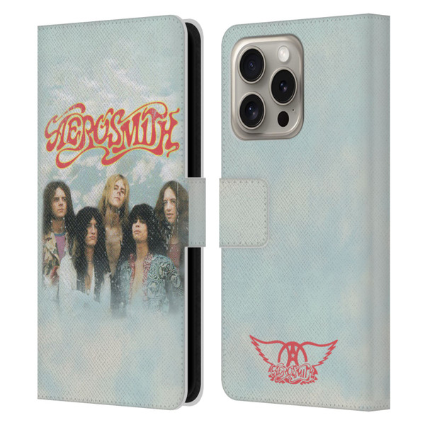Aerosmith Classics Logo Decal Leather Book Wallet Case Cover For Apple iPhone 16 Pro