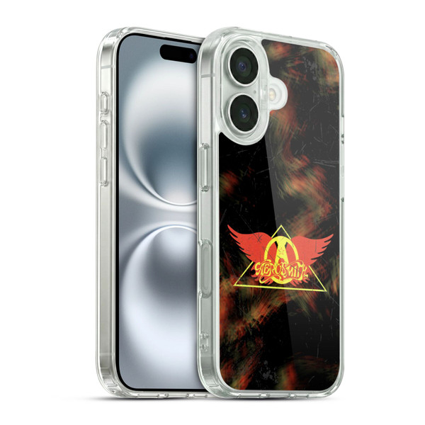 Aerosmith Classics Triangle Winged Soft Gel Case for Apple iPhone 16 & MagSafe