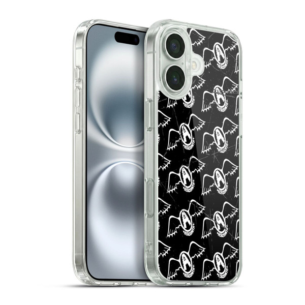 Aerosmith Classics Logo Pattern Soft Gel Case for Apple iPhone 16 Plus & MagSafe