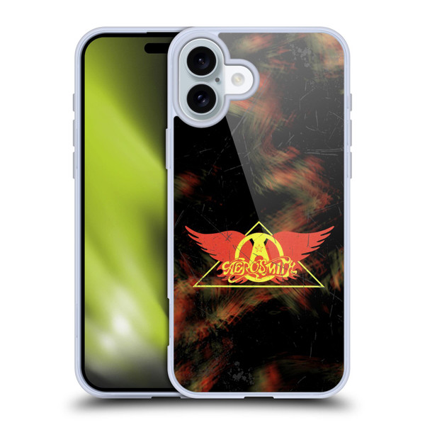 Aerosmith Classics Triangle Winged Soft Gel Case for Apple iPhone 16 Plus