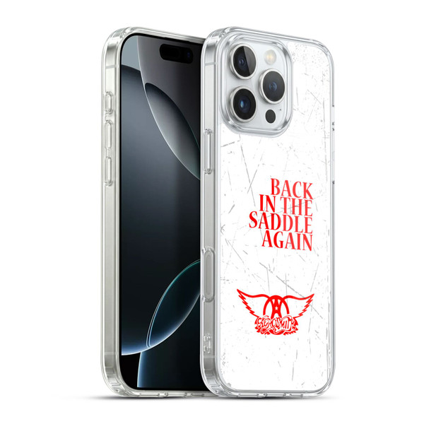 Aerosmith Classics Back In The Saddle Again Soft Gel Case for Apple iPhone 16 Pro Max & MagSafe
