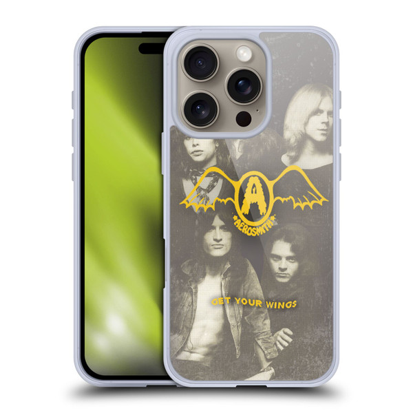 Aerosmith Classics Get Your Wings Soft Gel Case for Apple iPhone 16 Pro