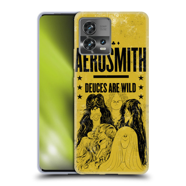 Aerosmith Classics Deuces Are Wild Soft Gel Case for Motorola Moto Edge 30 Fusion