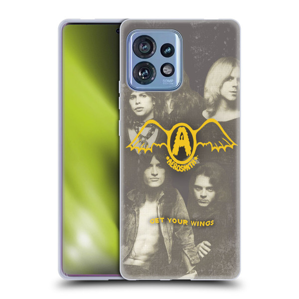 Aerosmith Classics Get Your Wings Soft Gel Case for Motorola Moto Edge 40 Pro