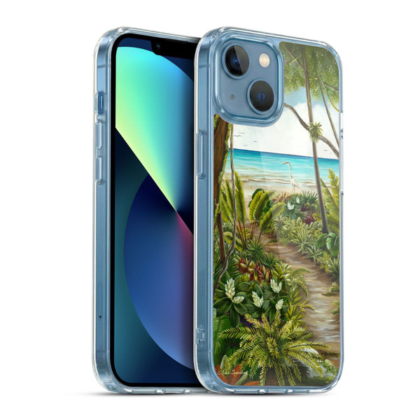 Lisa Sparling Birds And Nature Paradise Soft Gel Case for Apple iPhone 13 Mini & MagSafe