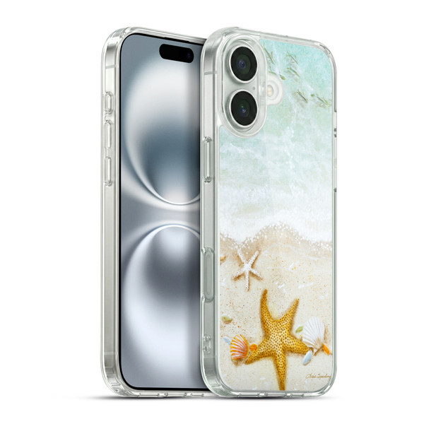 Lisa Sparling Birds And Nature Sandy Shore Soft Gel Case for Apple iPhone 16 Plus & MagSafe