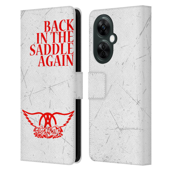Aerosmith Classics Back In The Saddle Again Leather Book Wallet Case Cover For OnePlus Nord CE 3 Lite 5G