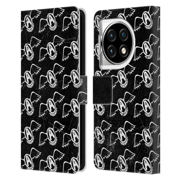 Aerosmith Classics Logo Pattern Leather Book Wallet Case Cover For OPPO OnePlus Ace 3 5G