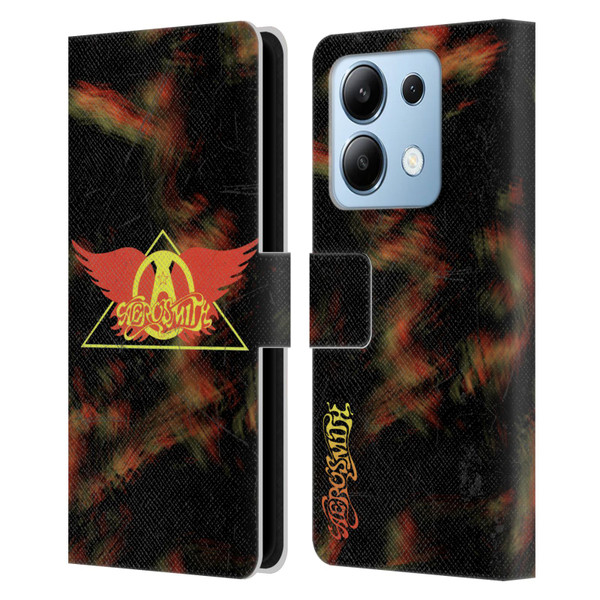 Aerosmith Classics Triangle Winged Leather Book Wallet Case Cover For Xiaomi Redmi Note 13/13 Pro 5G