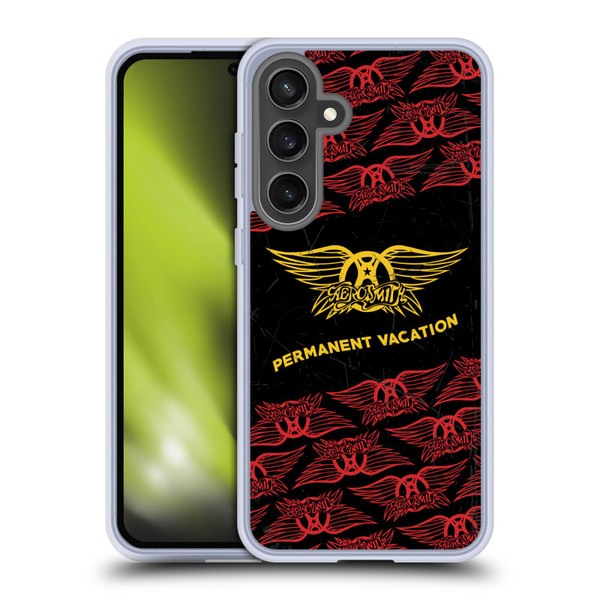 Aerosmith Classics Permanent Vacation Soft Gel Case for Samsung Galaxy S24 FE