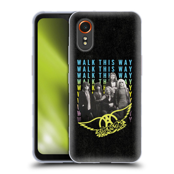 Aerosmith Classics Walk This Way Soft Gel Case for Samsung Galaxy Xcover7 5G