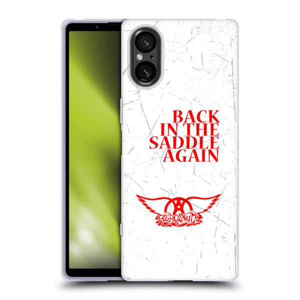 Aerosmith Classics Back In The Saddle Again Soft Gel Case for Sony Xperia 5 V 5G