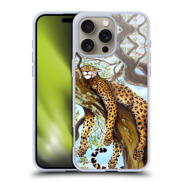 Lisa Sparling Creatures Leopard Soft Gel Case for Apple iPhone 16 Pro Max