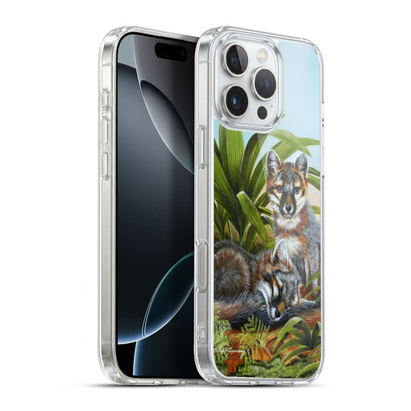 Lisa Sparling Creatures Red Fox Kits Soft Gel Case for Apple iPhone 16 Pro Max & MagSafe