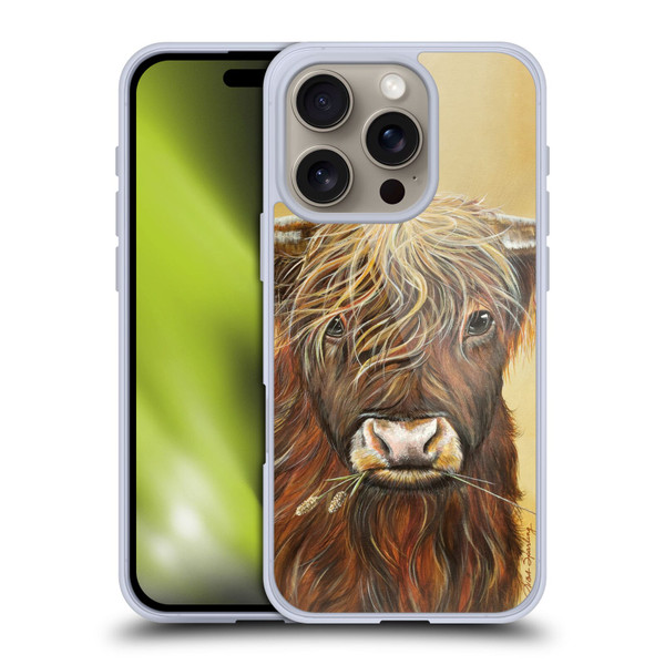 Lisa Sparling Creatures Highland Cow Fireball Soft Gel Case for Apple iPhone 16 Pro