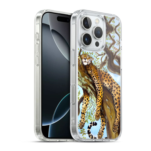 Lisa Sparling Creatures Leopard Soft Gel Case for Apple iPhone 16 Pro & MagSafe