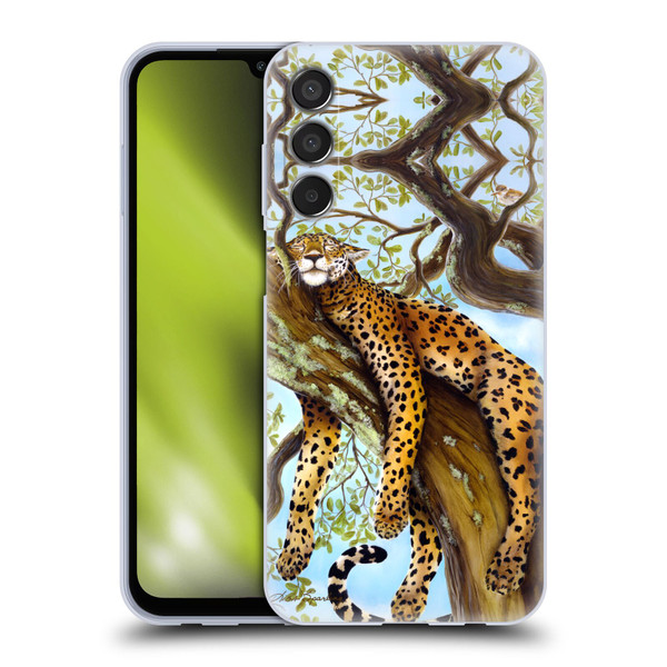 Lisa Sparling Creatures Leopard Soft Gel Case for Samsung Galaxy M15/F15 5G