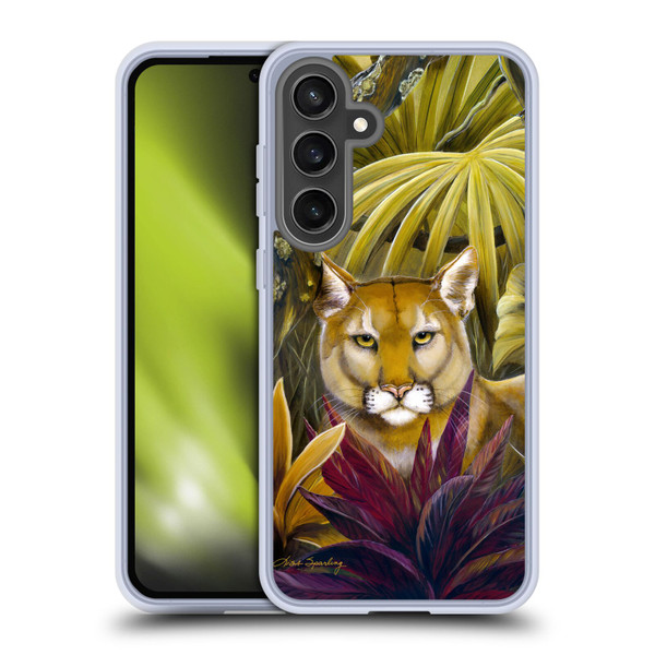 Lisa Sparling Creatures Florida Forest Panther Soft Gel Case for Samsung Galaxy S24 FE