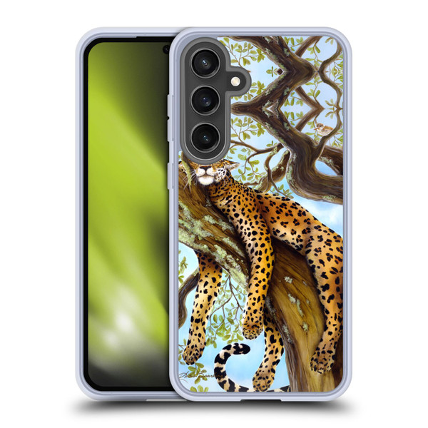 Lisa Sparling Creatures Leopard Soft Gel Case for Samsung Galaxy S24 FE