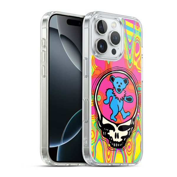 Grateful Dead Trends Bear Soft Gel Case for Apple iPhone 16 Pro & MagSafe