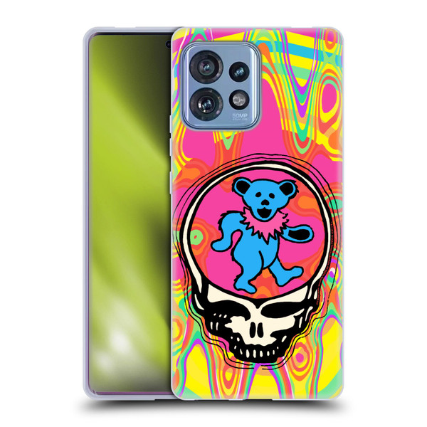 Grateful Dead Trends Bear Soft Gel Case for Motorola Moto Edge 40 Pro