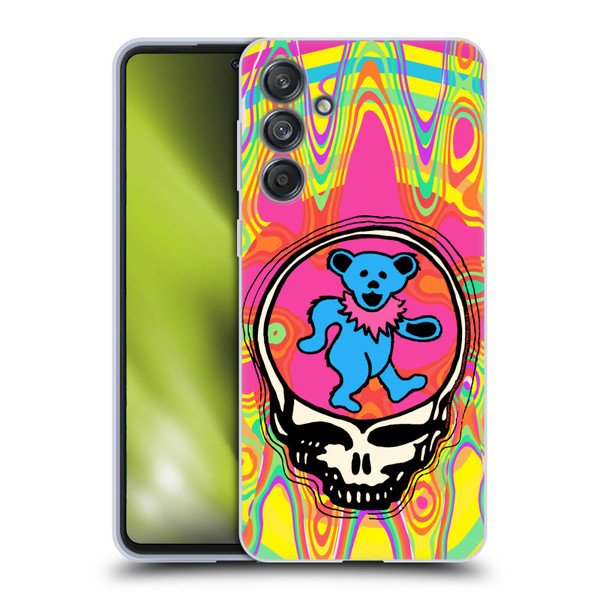 Grateful Dead Trends Bear Soft Gel Case for Samsung Galaxy M55 5G