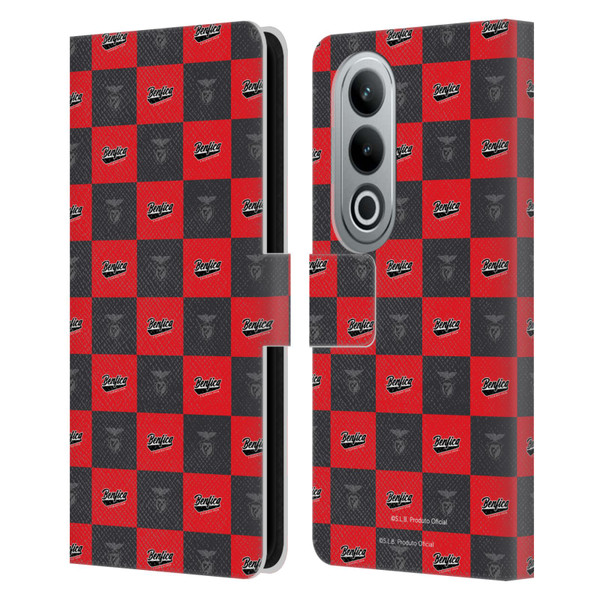 S.L. Benfica 2021/22 Crest Logo Pattern Leather Book Wallet Case Cover For OPPO OnePlus Ace 3V 5G
