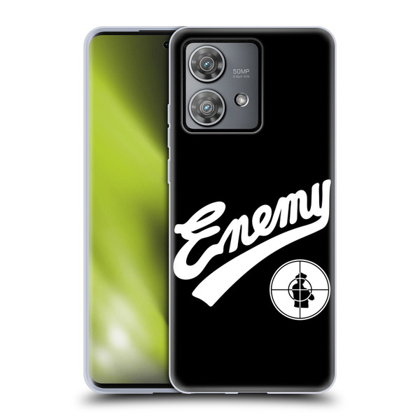 Public Enemy Graphics Logotype Soft Gel Case for Motorola Edge 40 Neo 5G