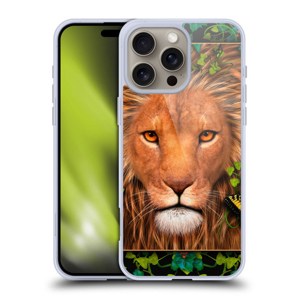 Laurie Prindle Lion Return Of The King Soft Gel Case for Apple iPhone 16 Pro Max