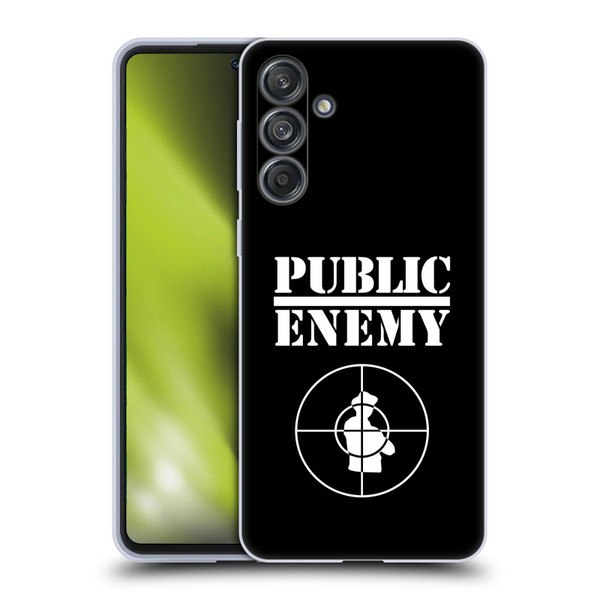 Public Enemy Graphics Logo Soft Gel Case for Samsung Galaxy M55 5G