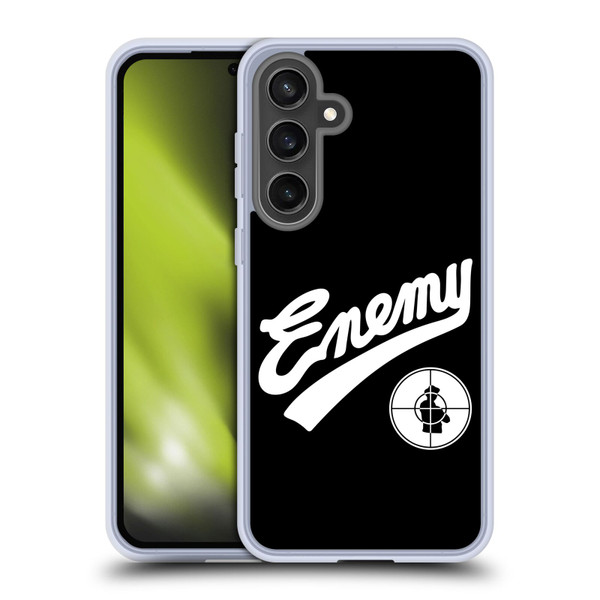 Public Enemy Graphics Logotype Soft Gel Case for Samsung Galaxy S24 FE
