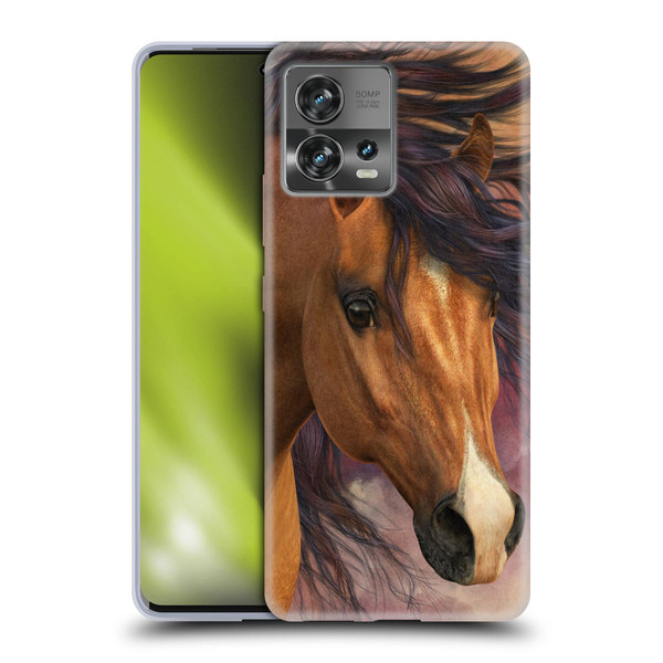 Laurie Prindle Western Stallion Flash Soft Gel Case for Motorola Moto Edge 30 Fusion
