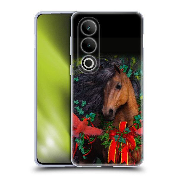 Laurie Prindle Western Stallion A Morgan Christmas Soft Gel Case for OPPO OnePlus Ace 3V 5G