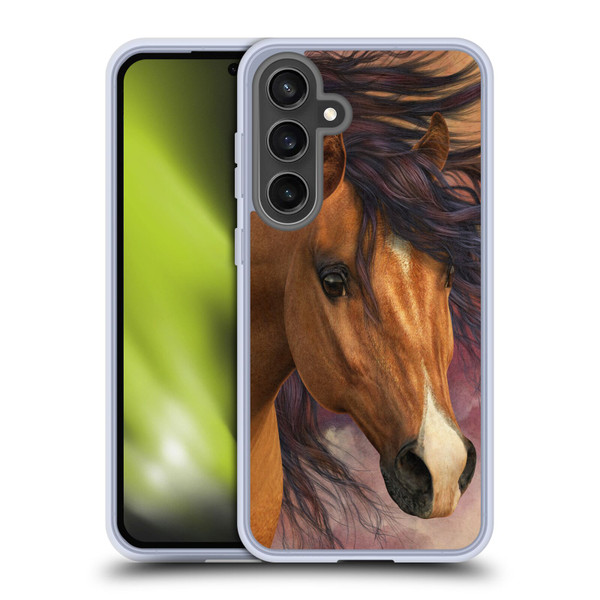 Laurie Prindle Western Stallion Flash Soft Gel Case for Samsung Galaxy S24 FE