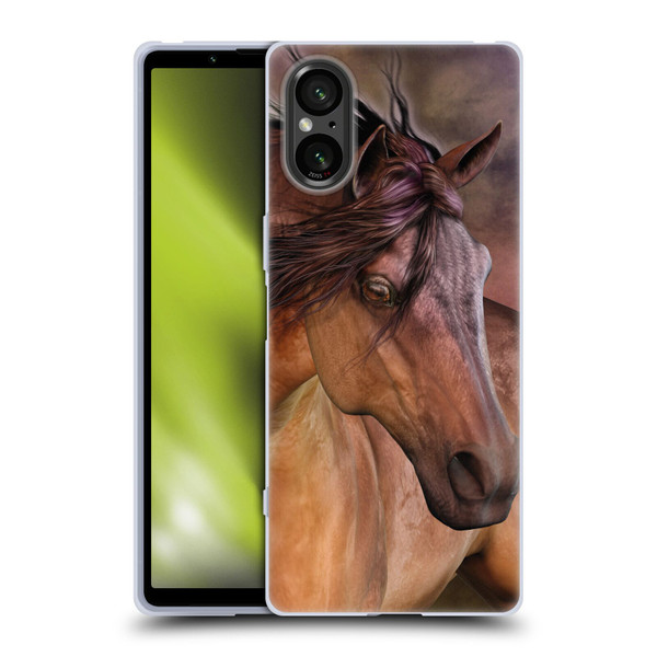 Laurie Prindle Western Stallion Belleze Fiero Soft Gel Case for Sony Xperia 5 V 5G