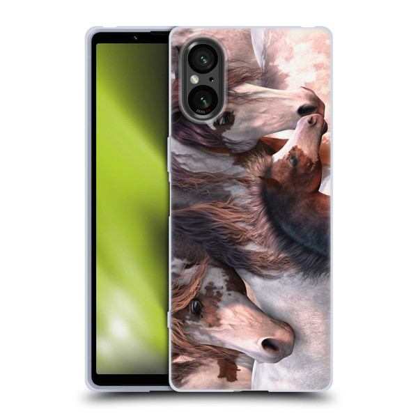Laurie Prindle Western Stallion Generations Soft Gel Case for Sony Xperia 5 V 5G