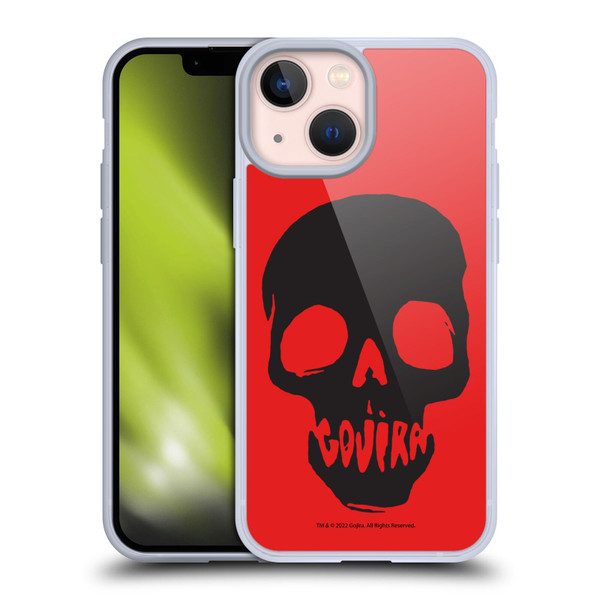 Gojira Graphics Skull Mouth Soft Gel Case for Apple iPhone 13 Mini