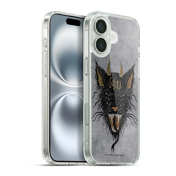 Gojira Graphics Six-Eyed Beast Soft Gel Case for Apple iPhone 16 Plus & MagSafe