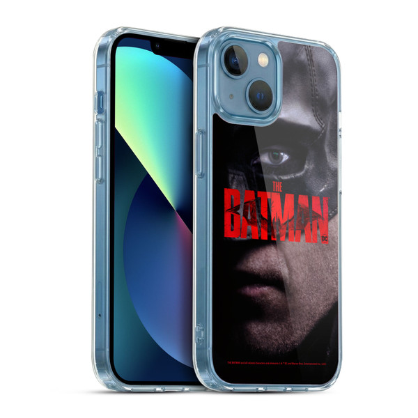 The Batman Posters Close Up Soft Gel Case for Apple iPhone 13 Mini & MagSafe