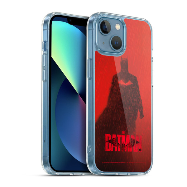 The Batman Posters Red Rain Soft Gel Case for Apple iPhone 13 Mini & MagSafe