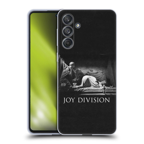 Joy Division Graphics Closer Soft Gel Case for Samsung Galaxy M55 5G