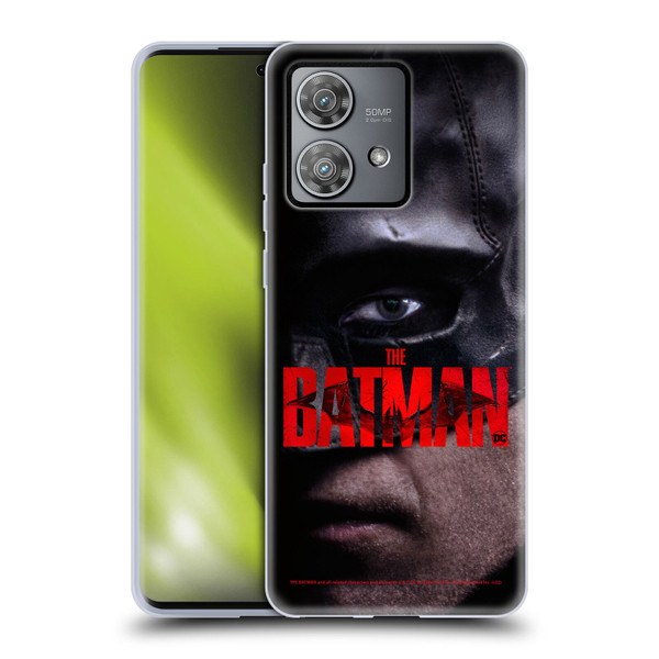 The Batman Posters Close Up Soft Gel Case for Motorola Edge 40 Neo 5G