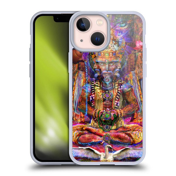 Jumbie Art Gods and Goddesses Brahma Soft Gel Case for Apple iPhone 13 Mini
