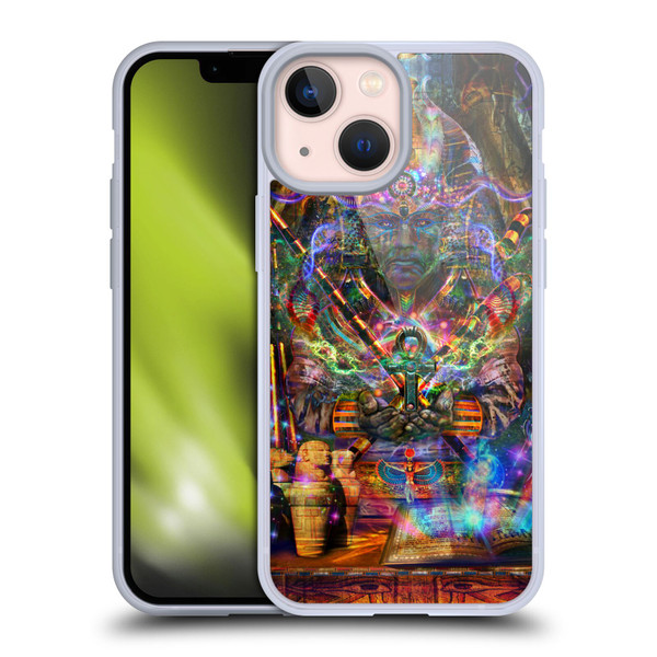 Jumbie Art Gods and Goddesses Osiris Soft Gel Case for Apple iPhone 13 Mini