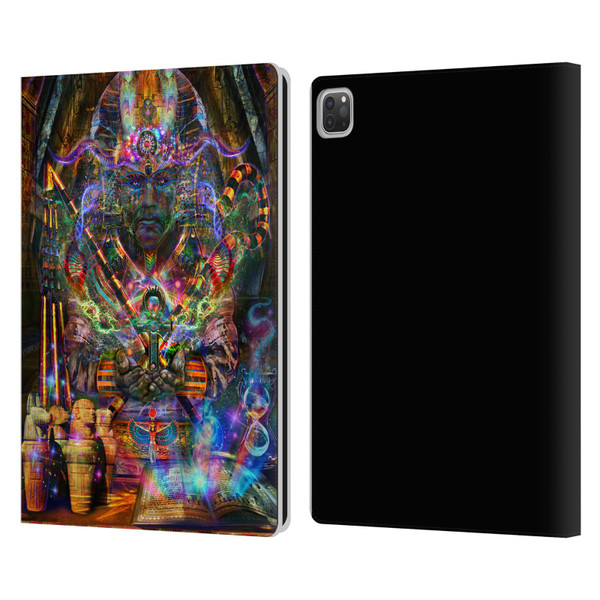 Jumbie Art Gods and Goddesses Osiris Leather Book Wallet Case Cover For Apple iPad Pro 13 M4 2024