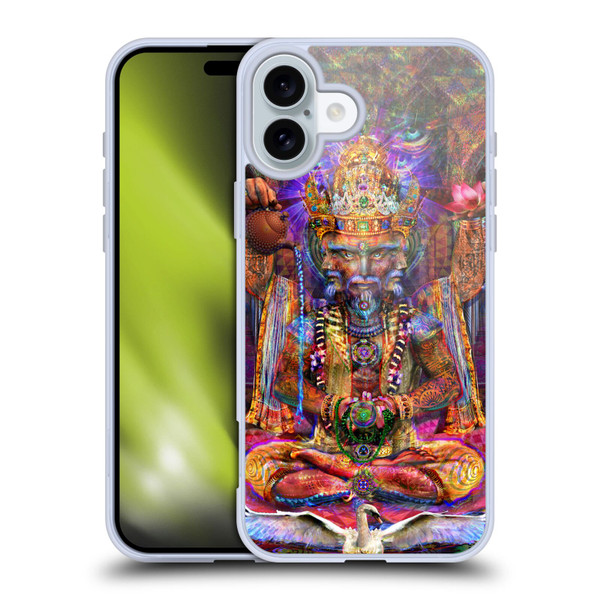 Jumbie Art Gods and Goddesses Brahma Soft Gel Case for Apple iPhone 16 Plus